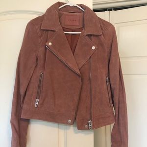 Blank NYC suede Moto jacket